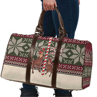 Funny Pole Dancer Reindeer Christmas Travel Bag Xmas Holiday Patterns - Wonder Print Shop