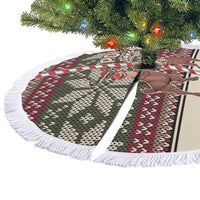 Funny Pole Dancer Reindeer Christmas Tree Skirt Xmas Holiday Patterns - Wonder Print Shop