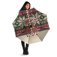 Funny Pole Dancer Reindeer Christmas Umbrella Xmas Holiday Patterns - Wonder Print Shop