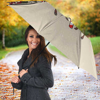 Funny Pole Dancer Reindeer Christmas Umbrella Xmas Holiday Patterns - Wonder Print Shop