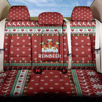 Funny Reindeer Reinbeer Christmas Back Car Seat Cover Xmas Holiday Patterns - Wonder Print Shop