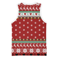 Funny Reindeer Reinbeer Christmas Basketball Jersey Xmas Holiday Patterns - Wonder Print Shop