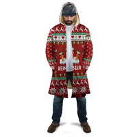 Funny Reindeer Reinbeer Christmas Cloak Xmas Holiday Patterns - Wonder Print Shop
