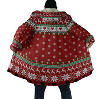 Funny Reindeer Reinbeer Christmas Cloak Xmas Holiday Patterns - Wonder Print Shop
