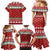 Funny Reindeer Reinbeer Christmas Family Matching Mermaid Dress and Hawaiian Shirt Xmas Holiday Patterns - Wonder Print Shop