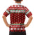 Funny Reindeer Reinbeer Christmas Family Matching Off The Shoulder Long Sleeve Dress and Hawaiian Shirt Xmas Holiday Patterns - Wonder Print Shop