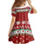 Funny Reindeer Reinbeer Christmas Family Matching Off The Shoulder Long Sleeve Dress and Hawaiian Shirt Xmas Holiday Patterns - Wonder Print Shop