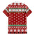 Funny Reindeer Reinbeer Christmas Family Matching Off The Shoulder Long Sleeve Dress and Hawaiian Shirt Xmas Holiday Patterns - Wonder Print Shop
