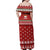 Funny Reindeer Reinbeer Christmas Family Matching Off Shoulder Maxi Dress and Hawaiian Shirt Xmas Holiday Patterns - Wonder Print Shop