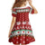Funny Reindeer Reinbeer Christmas Family Matching Off Shoulder Short Dress and Hawaiian Shirt Xmas Holiday Patterns - Wonder Print Shop
