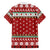 Funny Reindeer Reinbeer Christmas Family Matching Off Shoulder Short Dress and Hawaiian Shirt Xmas Holiday Patterns - Wonder Print Shop