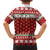Funny Reindeer Reinbeer Christmas Family Matching Short Sleeve Bodycon Dress and Hawaiian Shirt Xmas Holiday Patterns - Wonder Print Shop
