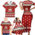 Funny Reindeer Reinbeer Christmas Family Matching Short Sleeve Bodycon Dress and Hawaiian Shirt Xmas Holiday Patterns - Wonder Print Shop