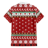 Funny Reindeer Reinbeer Christmas Hawaiian Shirt Xmas Holiday Patterns - Wonder Print Shop
