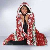 Funny Reindeer Reinbeer Christmas Hooded Blanket Xmas Holiday Patterns - Wonder Print Shop