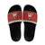 Funny Reindeer Reinbeer Christmas Slide Sandals Xmas Holiday Patterns - Wonder Print Shop