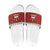Funny Reindeer Reinbeer Christmas Slide Sandals Xmas Holiday Patterns - Wonder Print Shop