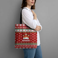 Funny Reindeer Reinbeer Christmas Tote Bag Xmas Holiday Patterns - Wonder Print Shop