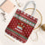 Funny Reindeer Reinbeer Christmas Tote Bag Xmas Holiday Patterns - Wonder Print Shop