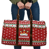 Funny Reindeer Reinbeer Christmas Travel Bag Xmas Holiday Patterns - Wonder Print Shop