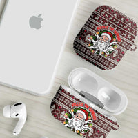 Funny Santa Claus Release The Kringle Christmas AirPods Case Xmas Holiday Patterns - Wonder Print Shop