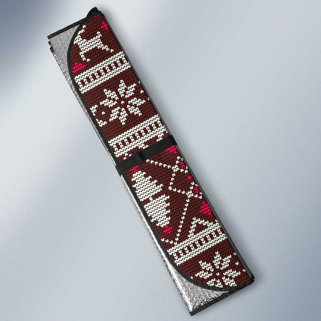 Funny Santa Claus Release The Kringle Christmas Auto Sun Shade Xmas Holiday Patterns - Wonder Print Shop