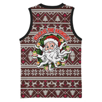 Funny Santa Claus Release The Kringle Christmas Basketball Jersey Xmas Holiday Patterns - Wonder Print Shop