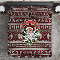 Funny Santa Claus Release The Kringle Christmas Bedding Set Xmas Holiday Patterns - Wonder Print Shop