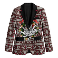 Funny Santa Claus Release The Kringle Christmas Blazer Xmas Holiday Patterns - Wonder Print Shop