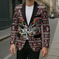 Funny Santa Claus Release The Kringle Christmas Blazer Xmas Holiday Patterns - Wonder Print Shop