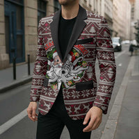 Funny Santa Claus Release The Kringle Christmas Blazer Xmas Holiday Patterns - Wonder Print Shop
