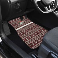 Funny Santa Claus Release The Kringle Christmas Car Mats Xmas Holiday Patterns - Wonder Print Shop