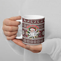 Funny Santa Claus Release The Kringle Christmas Ceramic Mug Xmas Holiday Patterns - Wonder Print Shop
