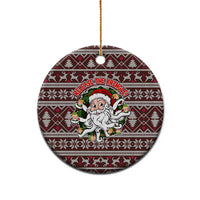 Funny Santa Claus Release The Kringle Christmas Ceramic Ornament Xmas Holiday Patterns - Wonder Print Shop