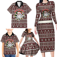 Funny Santa Claus Release The Kringle Christmas Family Matching Long Sleeve Bodycon Dress and Hawaiian Shirt Xmas Holiday Patterns - Wonder Print Shop