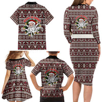 Funny Santa Claus Release The Kringle Christmas Family Matching Long Sleeve Bodycon Dress and Hawaiian Shirt Xmas Holiday Patterns - Wonder Print Shop