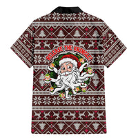 Funny Santa Claus Release The Kringle Christmas Family Matching Mermaid Dress and Hawaiian Shirt Xmas Holiday Patterns - Wonder Print Shop