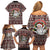 Funny Santa Claus Release The Kringle Christmas Family Matching Off Shoulder Short Dress and Hawaiian Shirt Xmas Holiday Patterns - Wonder Print Shop