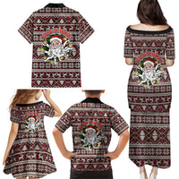 Funny Santa Claus Release The Kringle Christmas Family Matching Puletasi and Hawaiian Shirt Xmas Holiday Patterns - Wonder Print Shop