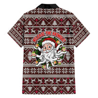 Funny Santa Claus Release The Kringle Christmas Family Matching Short Sleeve Bodycon Dress and Hawaiian Shirt Xmas Holiday Patterns - Wonder Print Shop