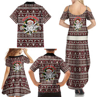 Funny Santa Claus Release The Kringle Christmas Family Matching Summer Maxi Dress and Hawaiian Shirt Xmas Holiday Patterns - Wonder Print Shop