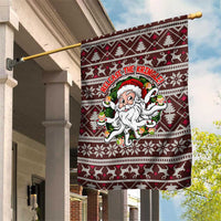 Funny Santa Claus Release The Kringle Christmas Garden Flag Xmas Holiday Patterns - Wonder Print Shop
