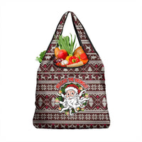 Funny Santa Claus Release The Kringle Christmas Grocery Bag Xmas Holiday Patterns - Wonder Print Shop