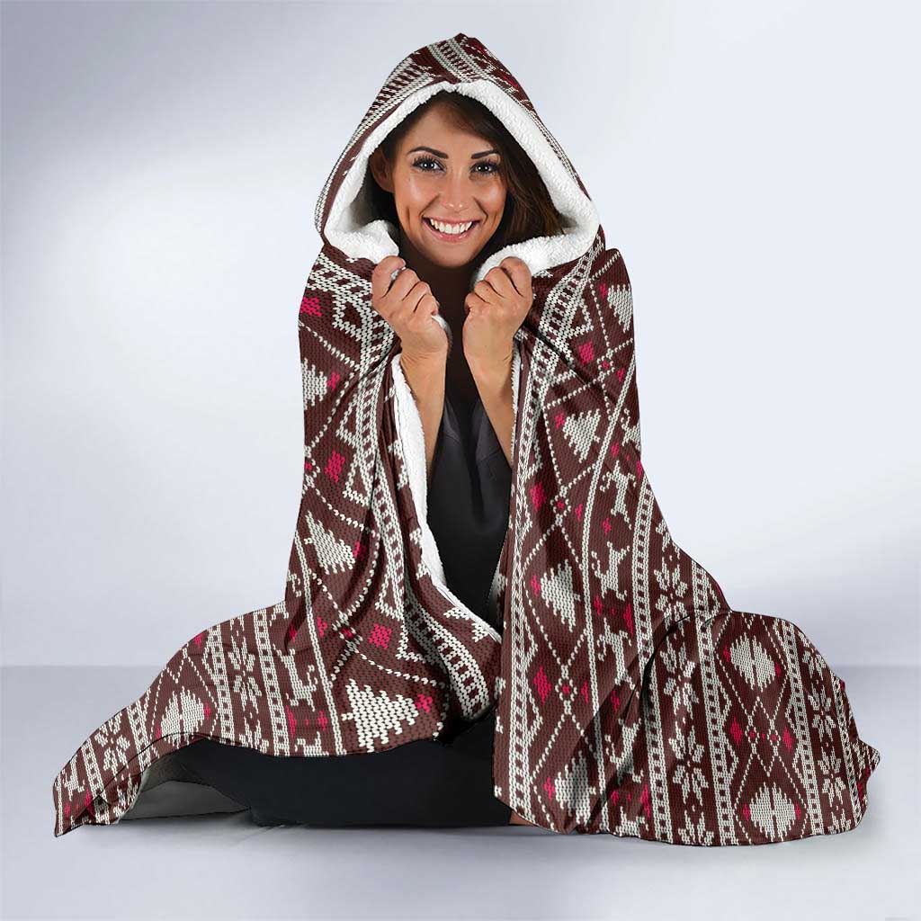 Funny Santa Claus Release The Kringle Christmas Hooded Blanket Xmas Holiday Patterns - Wonder Print Shop