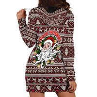 Funny Santa Claus Release The Kringle Christmas Hoodie Dress Xmas Holiday Patterns - Wonder Print Shop