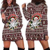 Funny Santa Claus Release The Kringle Christmas Hoodie Dress Xmas Holiday Patterns - Wonder Print Shop