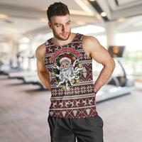 Funny Santa Claus Release The Kringle Christmas Men Tank Top Xmas Holiday Patterns - Wonder Print Shop