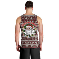 Funny Santa Claus Release The Kringle Christmas Men Tank Top Xmas Holiday Patterns - Wonder Print Shop