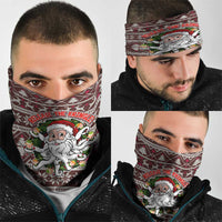 Funny Santa Claus Release The Kringle Christmas Neck Gaiter Xmas Holiday Patterns - Wonder Print Shop