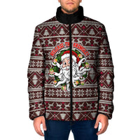 Funny Santa Claus Release The Kringle Christmas Padded Jacket Xmas Holiday Patterns - Wonder Print Shop